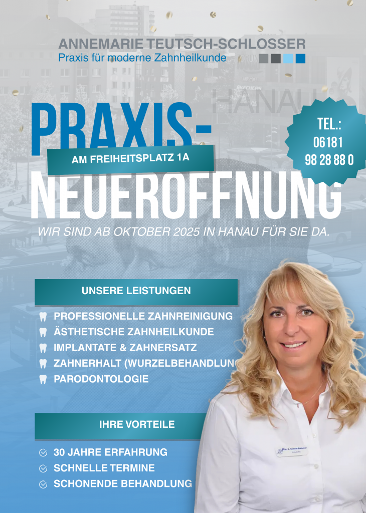 Neueröffnung Flyer Vorderseite